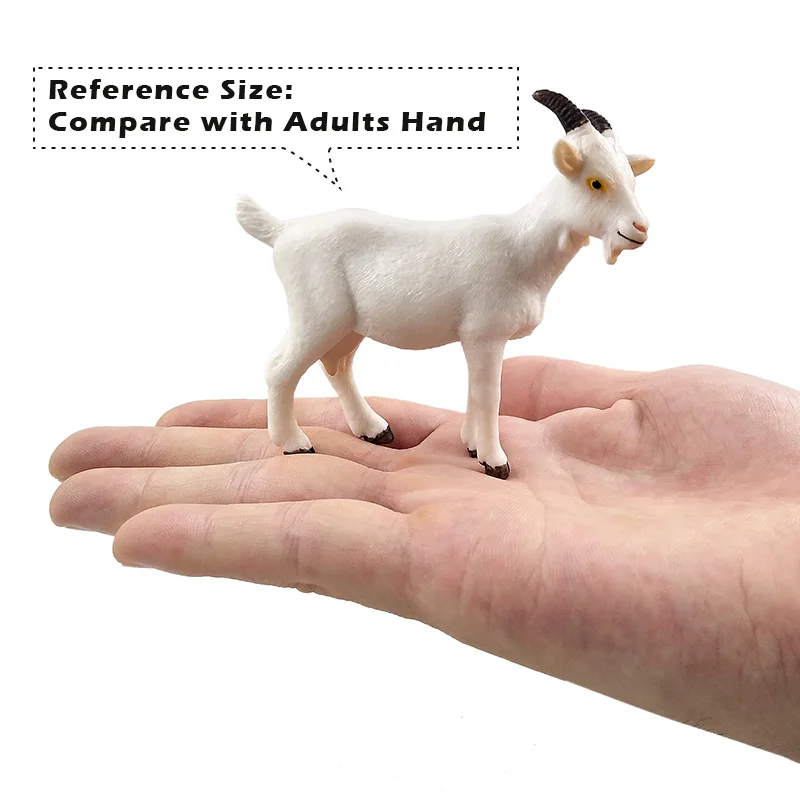 Simulácia Bielej Kozy, Ovce Živočíšne model figúrka Pvc domova miniatúrne víla, záhradné dekorácie, doplnky Plastových Plavidlá hračka