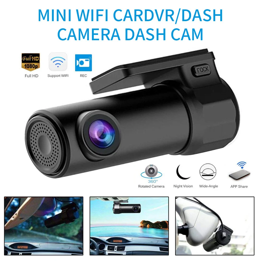 Skryté Multifunkčné Jazdy Rekordér DVR Mini WIFI Auta DVR Kamera, Digitálny Registrátor videorekordér DashCam Auto Camc