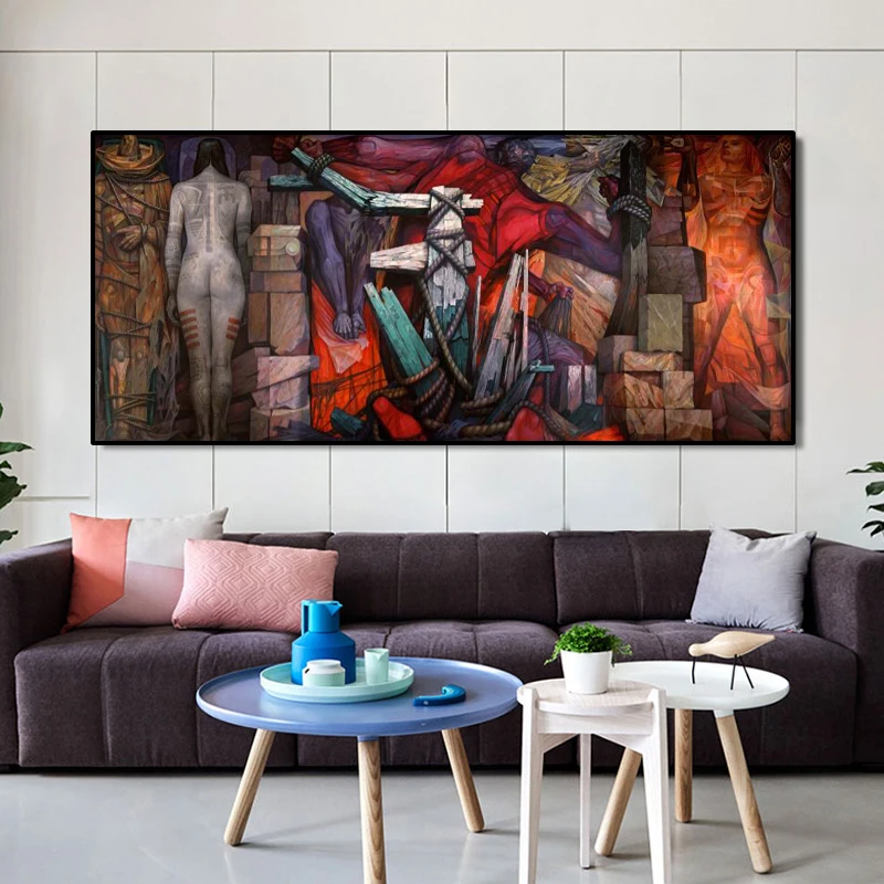 Slávny Plátno na Maľovanie na Stenu Umenie Plagátu Vytlačí Jorge Gonzalez Camarena nástenná maľba Liberacion Obrázky, Obývacej Izby, zariadené, pri Cuadros
