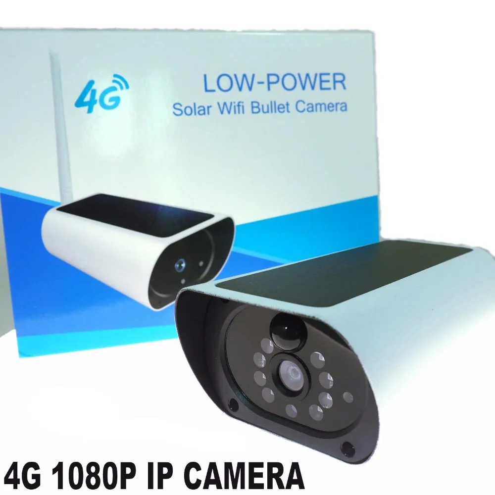 Solárny IP Kamera Y9 HD 1080P Bezdrôtový GSM 4G SIM Karty Vonkajšie Bezpečnostné CCTV Kamera s Solárne Nabíjanie Detekcia Pohybu