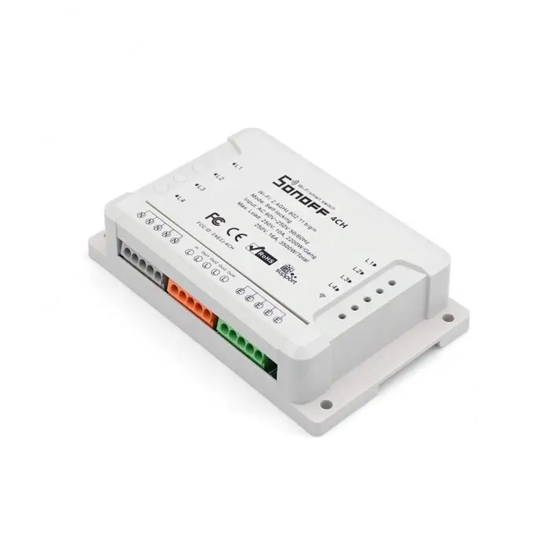 SONOFF 4CH R2/PRO R2 Smart Switch 4-kanál, WIFI, Smart Home Časovač zapnutie Svetla Na Google Domáce Práce S EweLink WiFi Prepínač