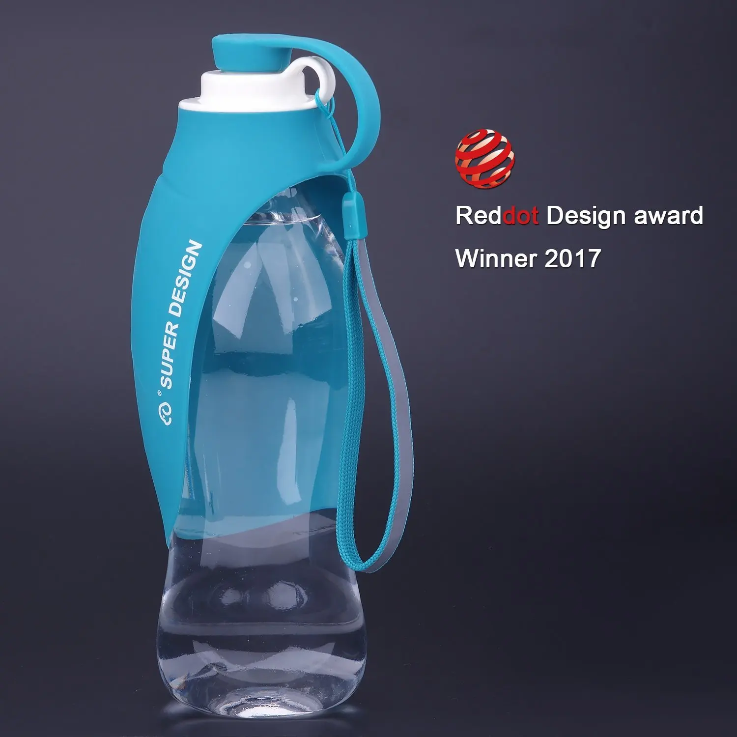 Super Dizajn SuperDesign Prenosné Pet Cestovné Rozšíriteľná Silikónová Fľaša Na Vodu Dávkovač
