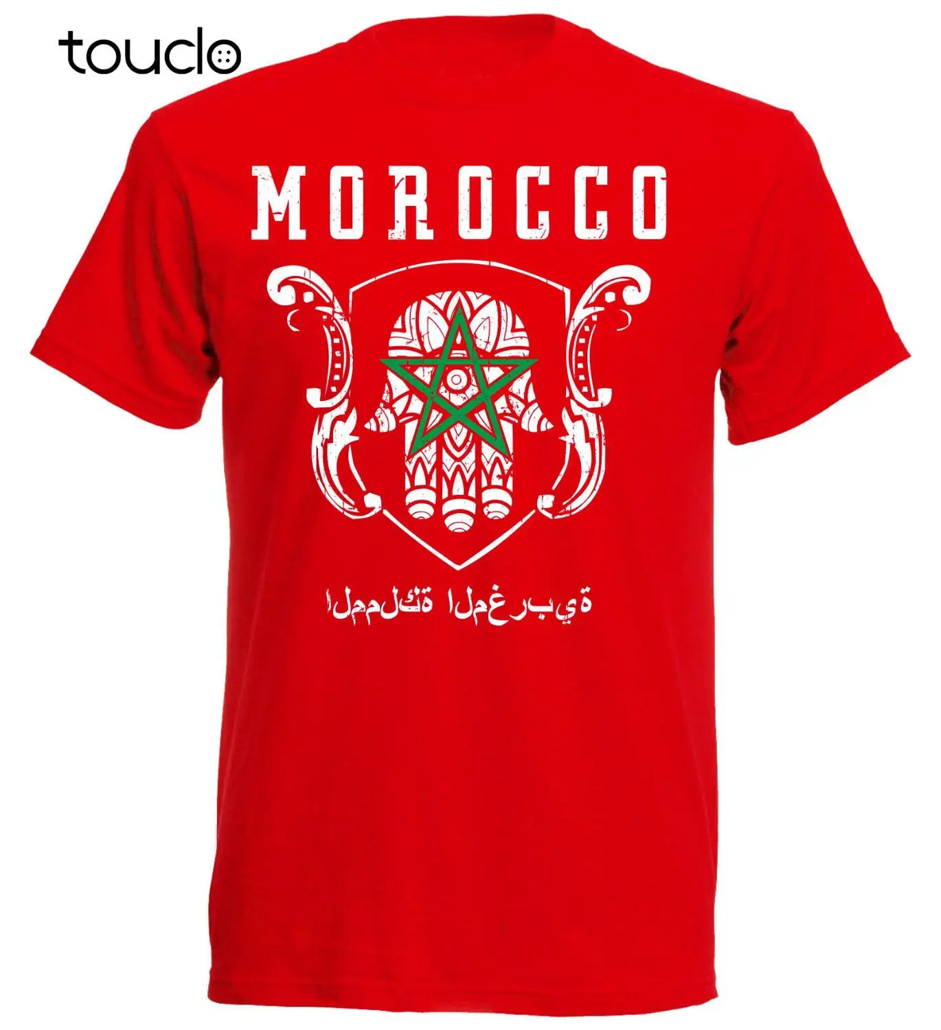 T-Shirt Letné Novinky, Cartoon Tričko T-Shirt Marokko Futbalista EST. 1955 Maroko Film Tričko