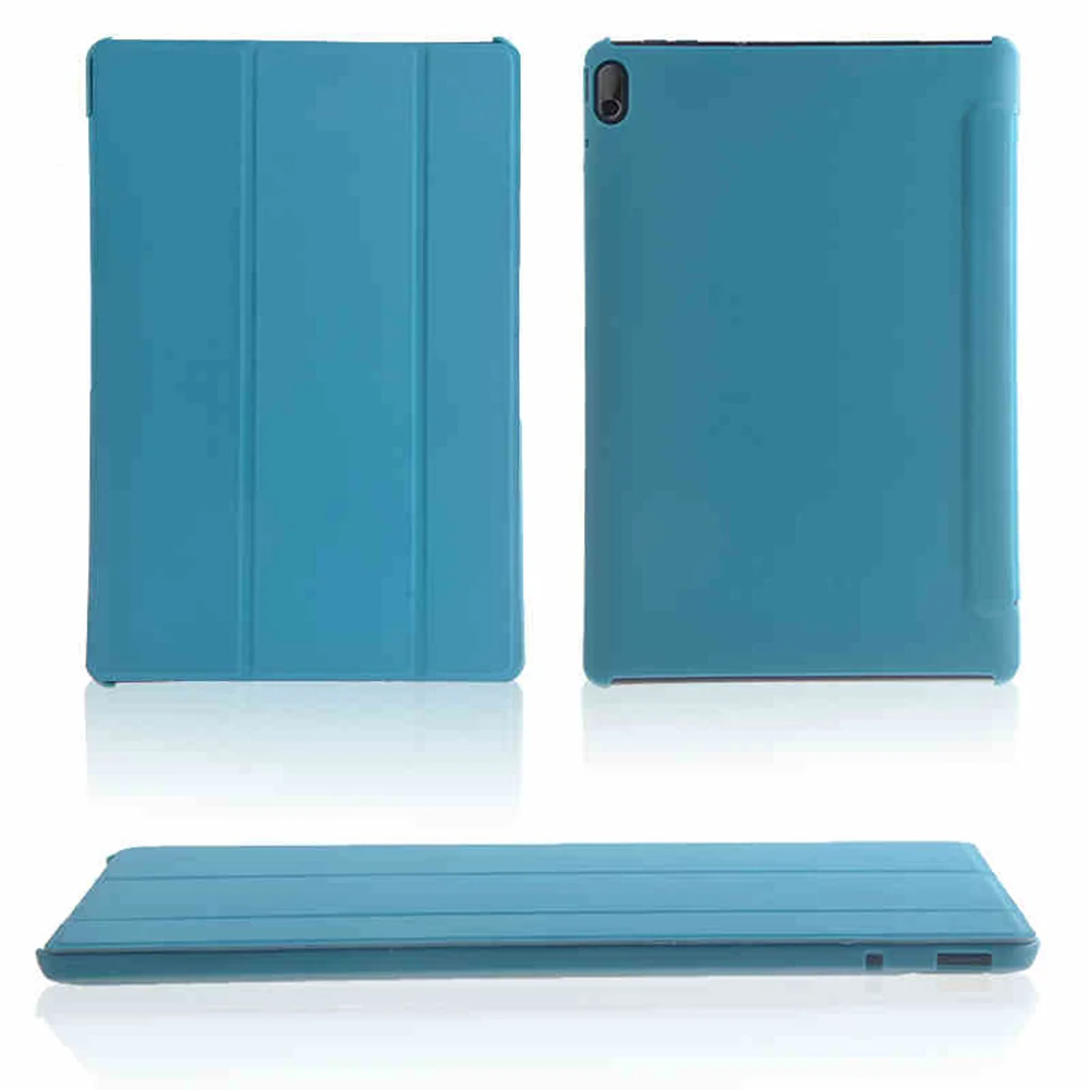 Tablet Kryt pre A7600 10.1 palcový Prípade Lenovo Idea Tab A10-70 A7600 A7600-h / A7600-f PU Kožené Stojan Ochranný plášť +pero
