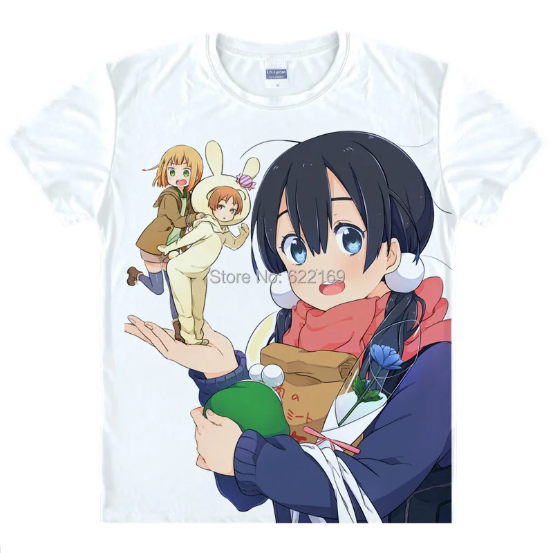 Tamako Trhu Dera Vták T Shirt Anime, Japonskej Slávny Animácie Novinka Leta pánske T-shirt Cosplay Kostým Oblečenie