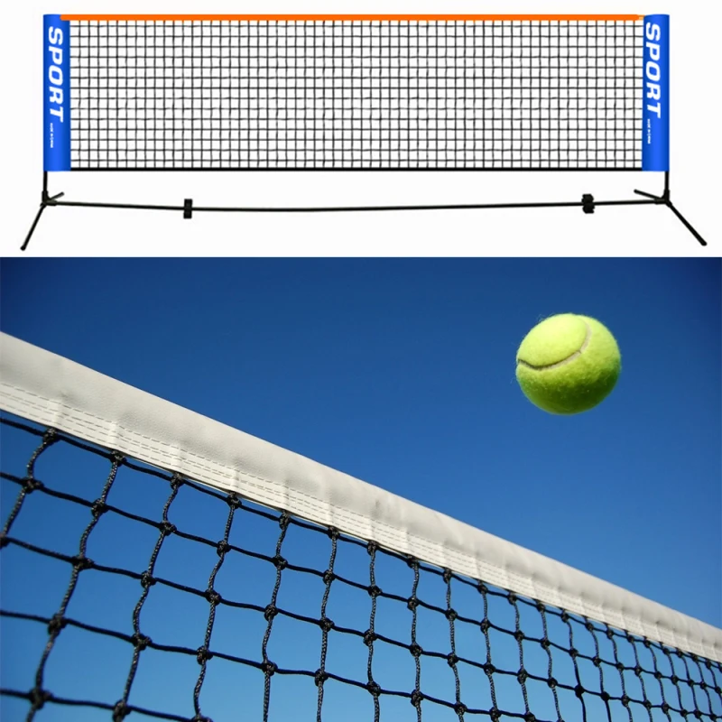 Tenis Čistá Prenosný Vonkajšie Profesionálny Šport Vzdelávanie Štandardné Vnútorné Skladacia Tenisový Loptičku Čistý 3.1 Metrov K Dispozícii