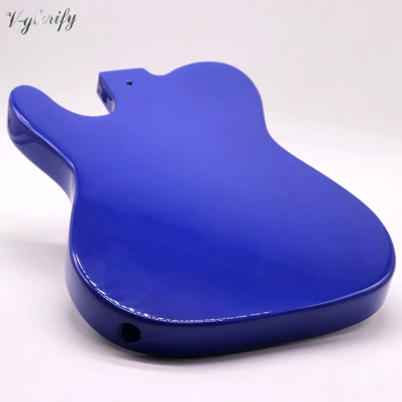 Tmavo modrá farba TL gitara telo topoľové drevo TL gitara barel
