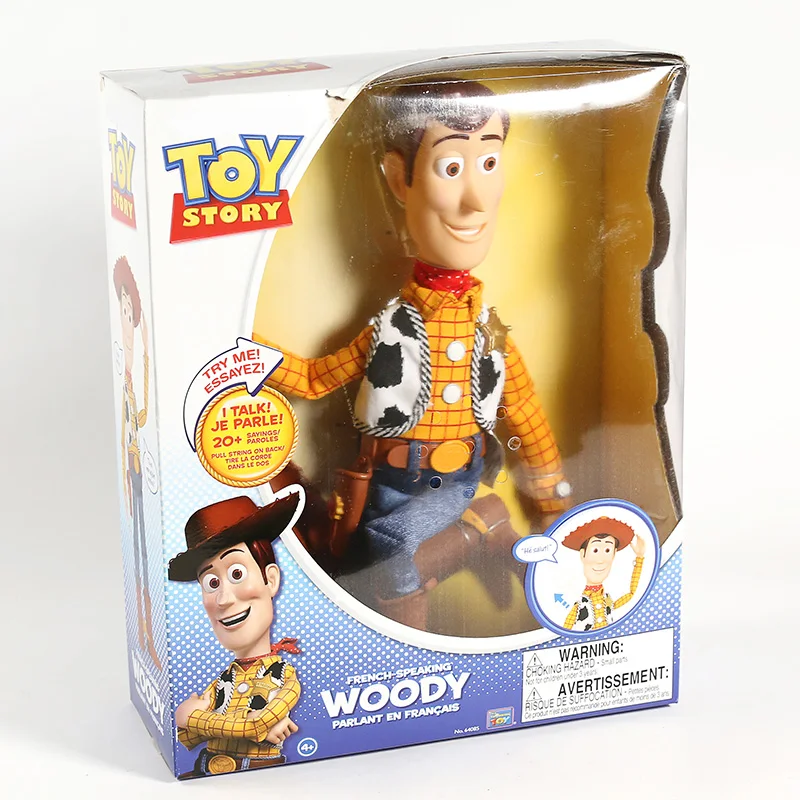 Toy Story Rozprávať Woody / Jessie Akcie Obrázok Zberateľskú Model Hovoriaci Hračka Anglický Francúzsky Náhodný
