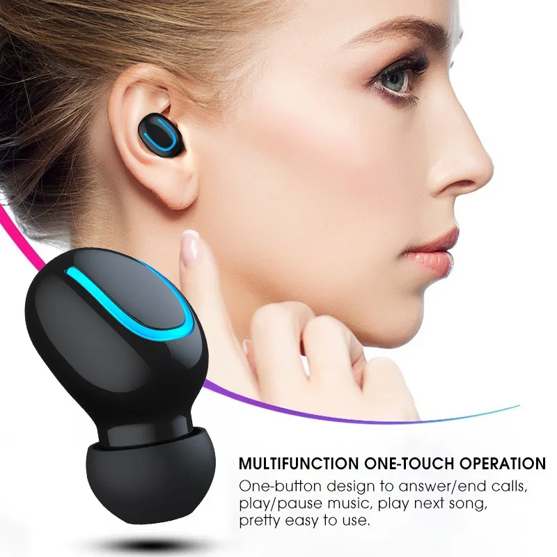 TWS Touch Slúchadlá S Mikrofónom, LED Displej, Bezdrôtová Bluetooth Slúchadlá Nepremokavé potlačenie Šumu Slúchadlá pre Hudbu Voľný čas