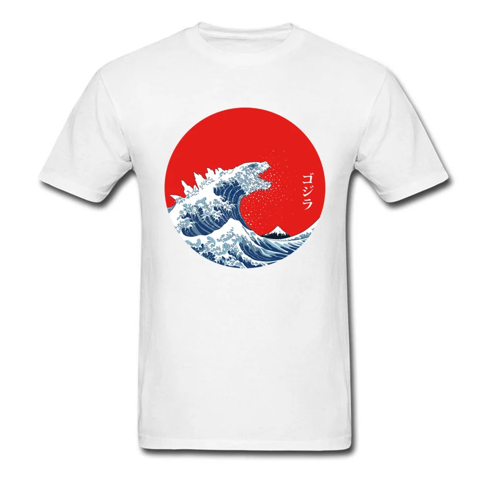 Umelec Hokusai T Shirt Variant T-shirt Mužov Japonskom Štýle Topy Tees Scenéria, západ Slnka Veľká Vlna Tričko Čierne Šaty Bavlna