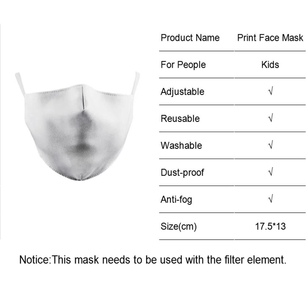 Umývateľný Masku na Tvár Tlač Star War Série Ochranných PM 2.5 Prachu Masky Textílie Úst Kryt Strmeň Dospelých Úst-utlmiť Športových