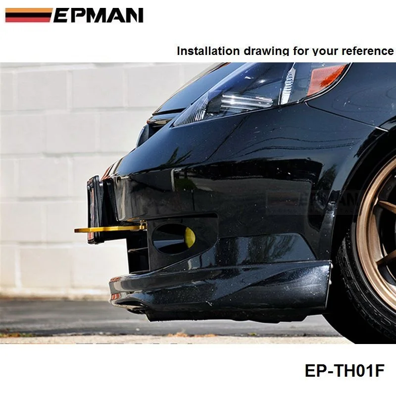 Univerzálny Všetky Modelu Auta, Prívesu Háčik Hliníkové Ťažného háku Ťažného Racing Predné EP-TH01F