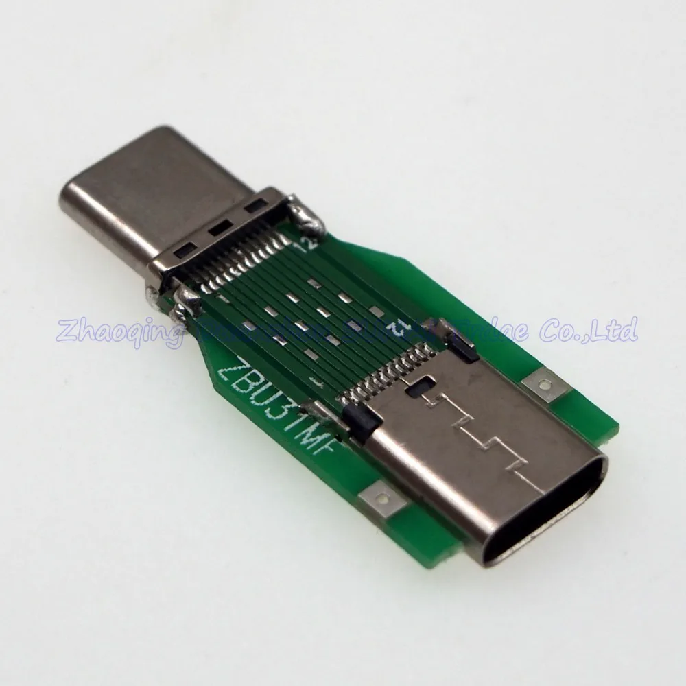 USB 3.1 Typ C mužov a žien Adaptér doske konektor ADAPTÉRA plný ihly vedenie skúšobnej doske