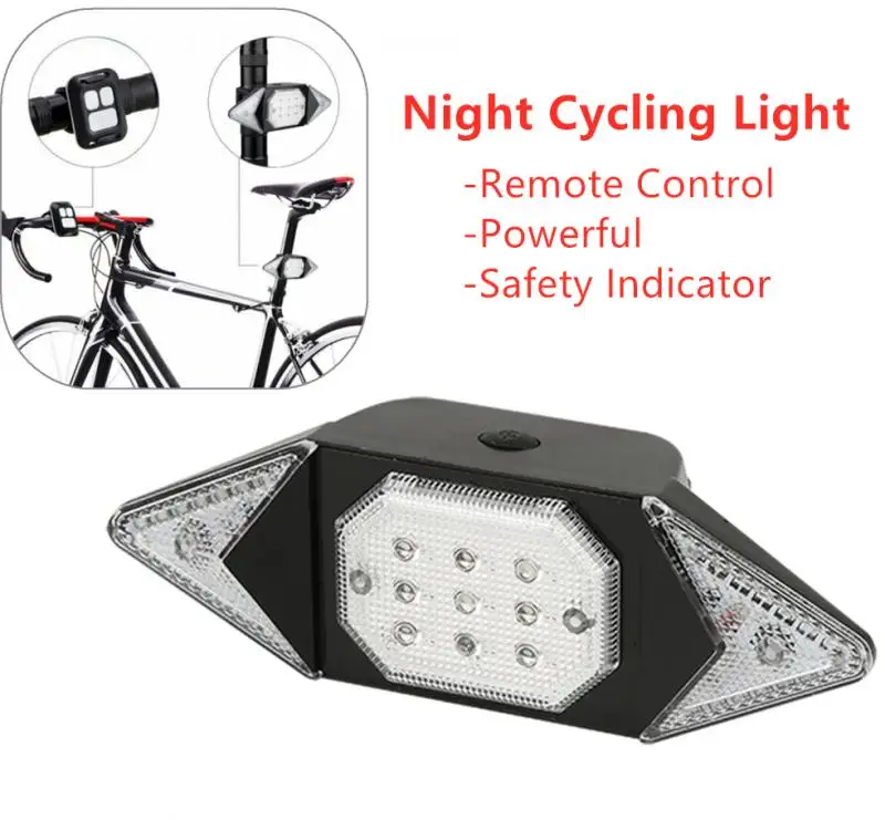 USB LED Svetlo na Bicykel Bicykel Svetlo Nabíjateľná MTB Bicykel zadné svetlo Zadné Ostrohové Signálneho Svetla Bezpečnosť Indikátor Bezdrôtového Diaľkového Ovládania
