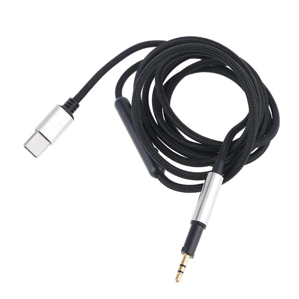 USB Typu C do 2,5 mm Náhradný Kábel Hudby Drôt Predlžovací Kábel pre AKG K450 K430 K451 K452 K480 K490 K495 Q460 Slúchadlá