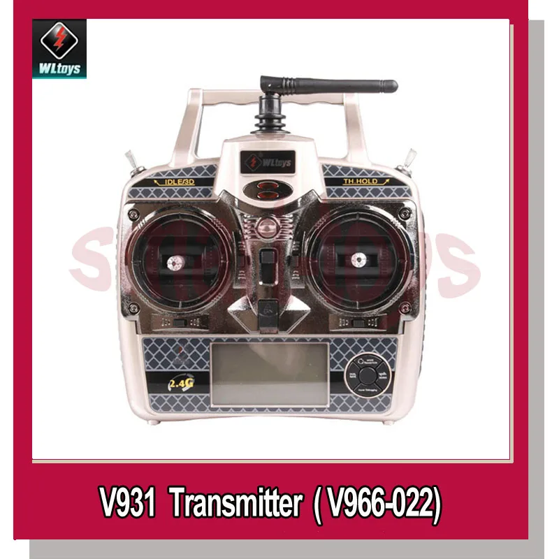 V931 Vysielač / V931 Diaľkové ovládanie pre WLtoys V931 V966 V977 V950 AS350 RC Vrtuľník Časti