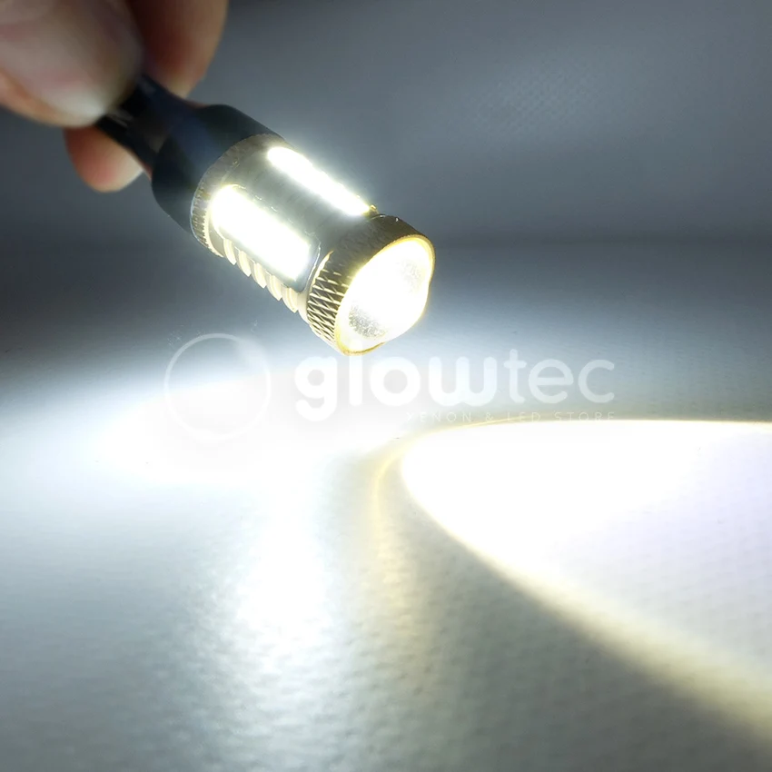 VEĽKOOBCHOD 10pcs LED T15 W16W 33 smd 5630 33smd LED Žiarovky led T10 LED Auto Bočné Svetlo GLOWTEC
