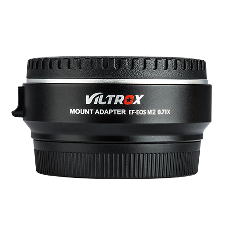 Viltrox EF-EOSM2 AF Objektív Adaptér, Auto Focus 0.71 X Redukcia Speed Booster Mount pre Canon EF na EOS M Fotoaparát M3 M5 M6 M10 M50 M100