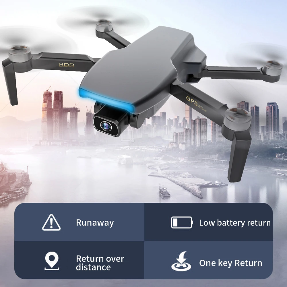 Vimillo S3 4K GPS Drone S Kamerou 4K Profesionálne 5G WiFi Dron Striedavé 25mins Vzdialenosť 1km Profesionálne Rc Quadcopter PK EX5