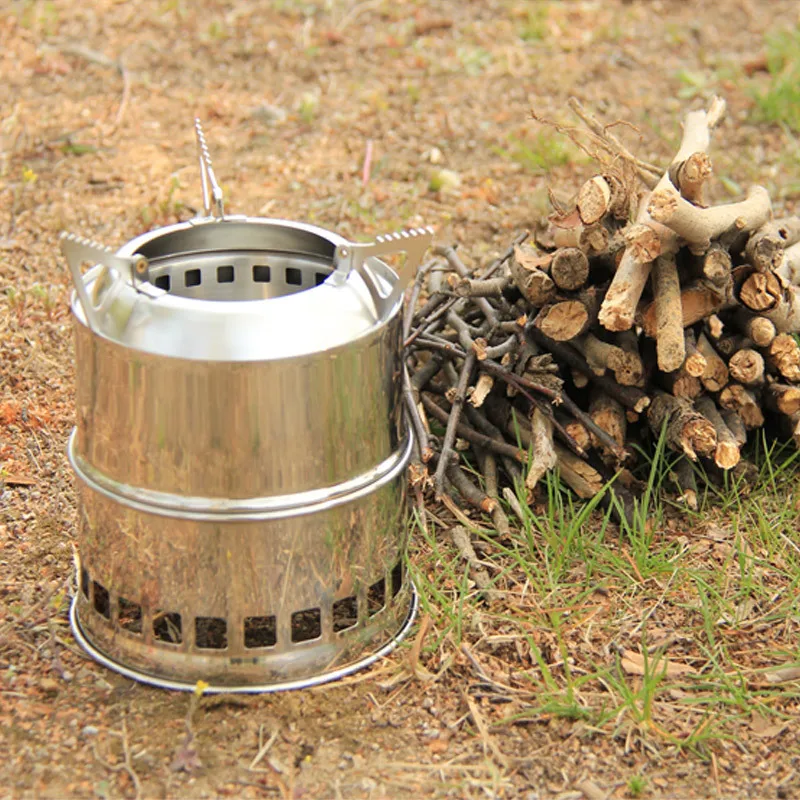 Vonkajšie drevo, kachle hlavu piknik nehrdzavejúcej ocele gril, pec na drevo oxidu uhoľného pevné alkoholu kúrenie oheň javor prenosné