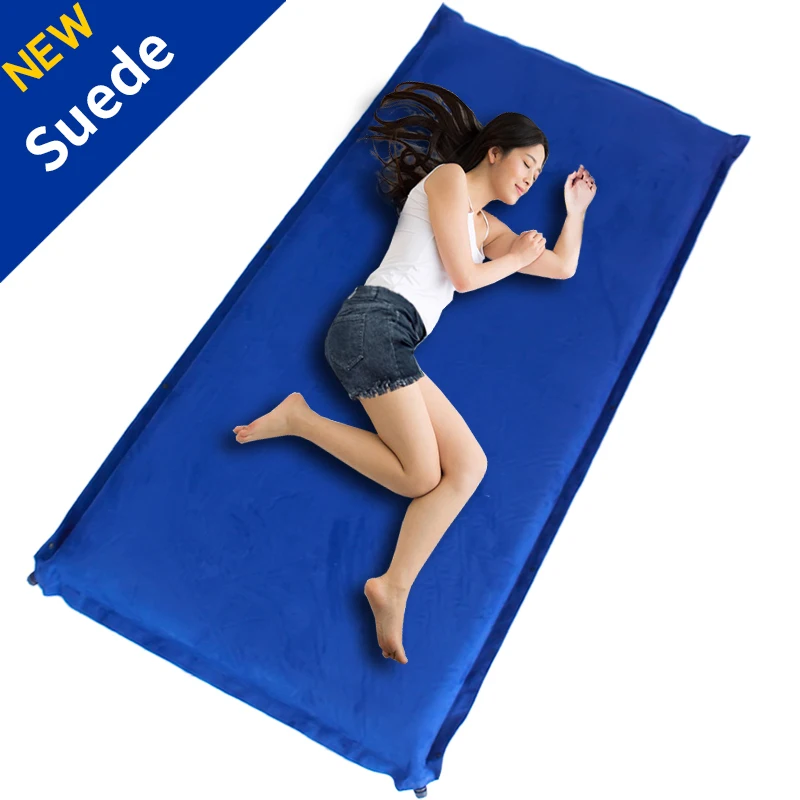 Vonkajšie jeden automatický nafukovací matrac pribrala 4cm stan matrac na spanie prenosné široký a dvojité hydroizolačné matrac