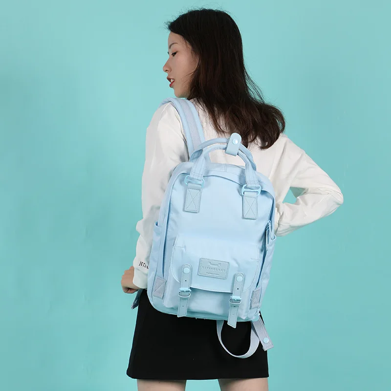 Vysoká Kvalita Dizajnér Roztomilý Nepremokavé Plátno Batoh Ženy Denne Cestovná Taška Ženy Školské tašky pre Teenagerov Bookbag Luxus
