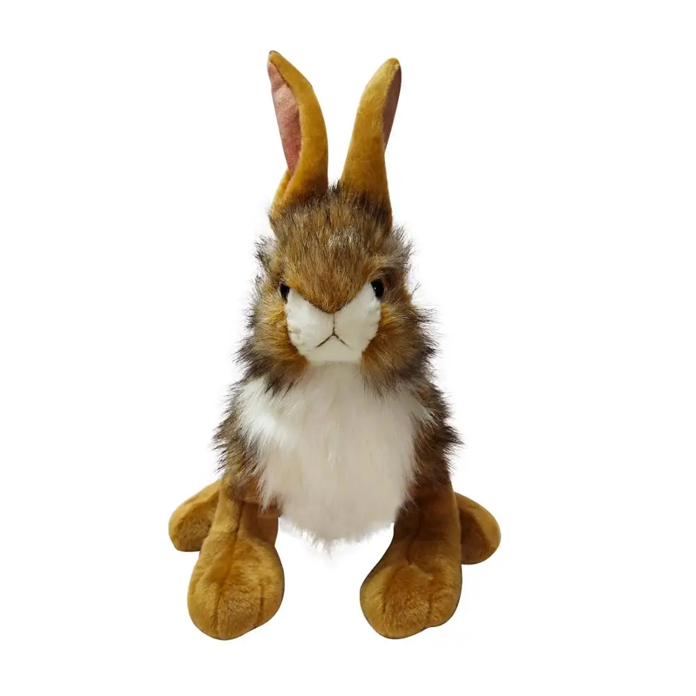 Vysoká kvalita roztomilé mäkké plyšové hračky realisticky zajac zajac hračka pre deti,