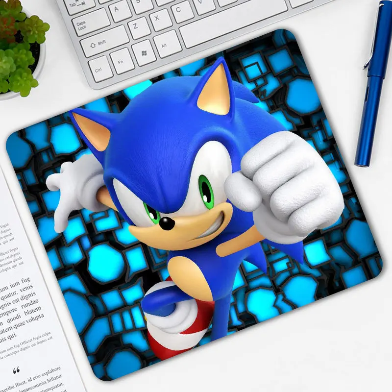 Vzorované Sonic the Hedgehog Herné Podložka pod Myš Hráč Počítač Mousepad Hra Klávesnice Stôl Mause Myší Mat