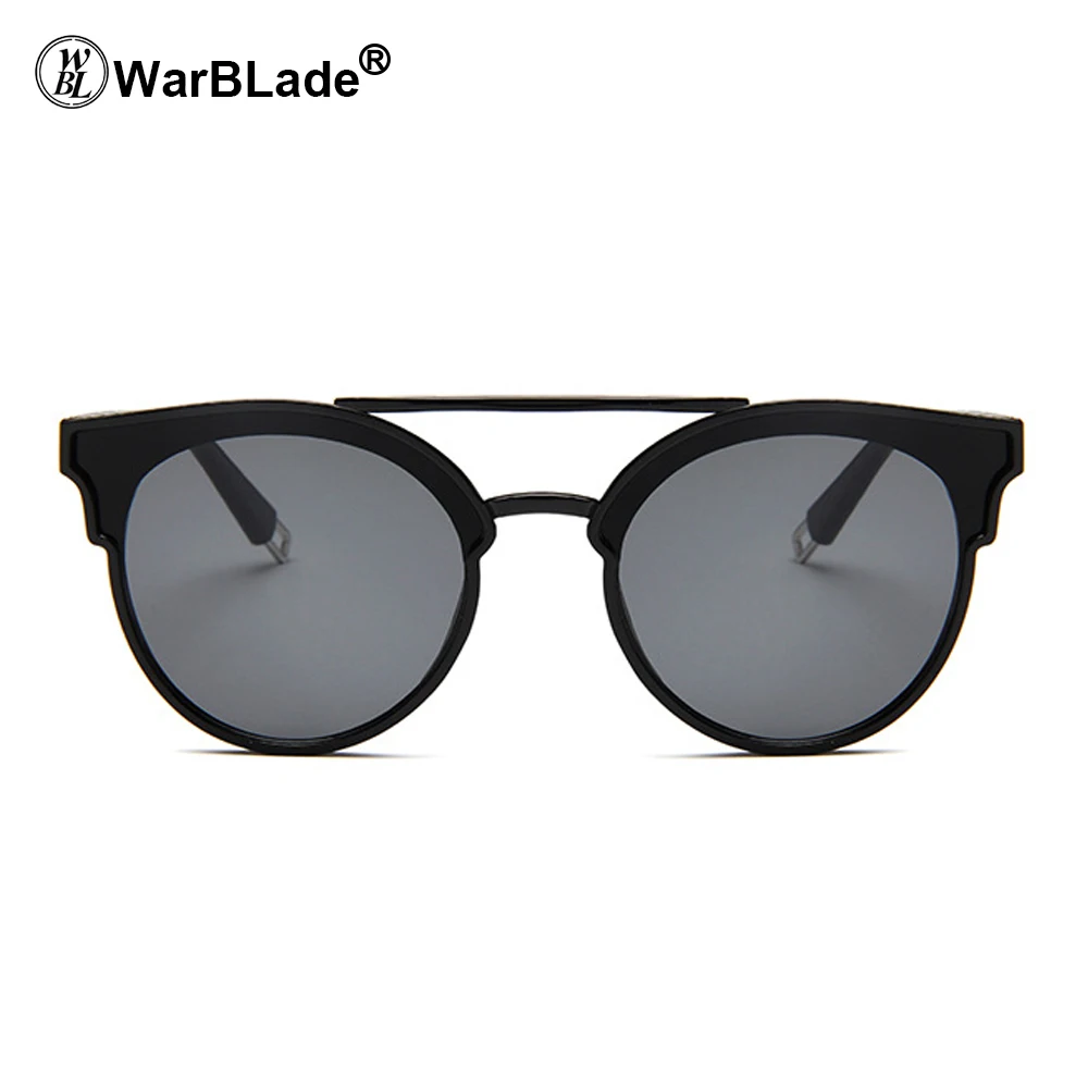 WarBLade Nové Módne Ženy Mačka Očí, slnečné Okuliare, Luxusné Značky Dizajnér Žena Zrkadlo Bodov Slnečné Okuliare Pre ženy lunettes femme