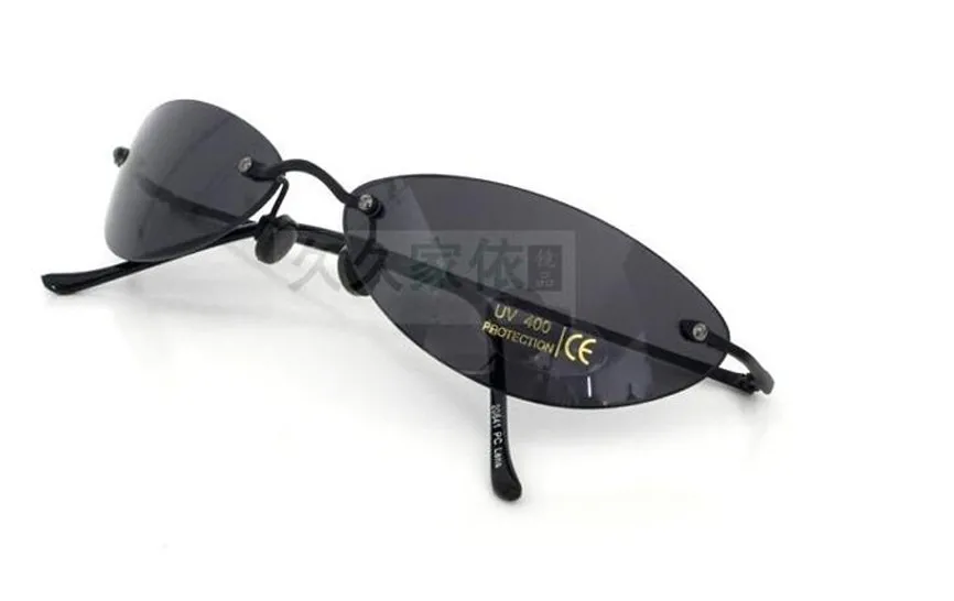 WEARKAPER Ultralight Matice Morpheus slnečné Okuliare Steampunk Film Okuliare mužov bez obrúčok Klasický Oválny okuliare Oculos Gafas De Sol