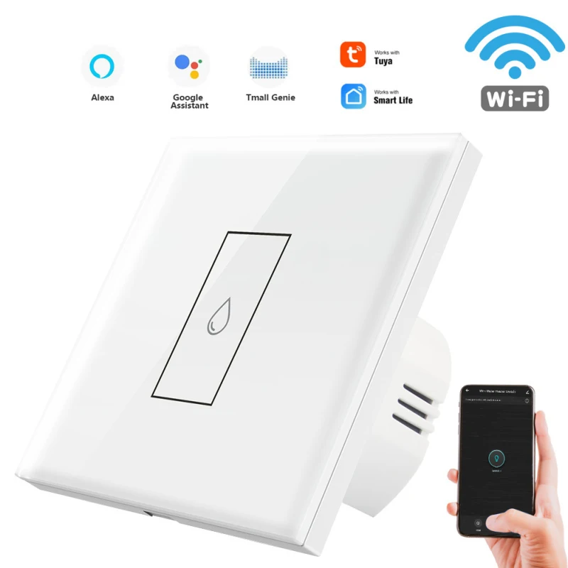 WIFI Smart Switch TUYA 20A Ohrievač Vody Prepínač Smart Wifi, Dotykový vypínač Načasovanie Diaľkové Ovládanie Práce S Domovská stránka Google Alexa