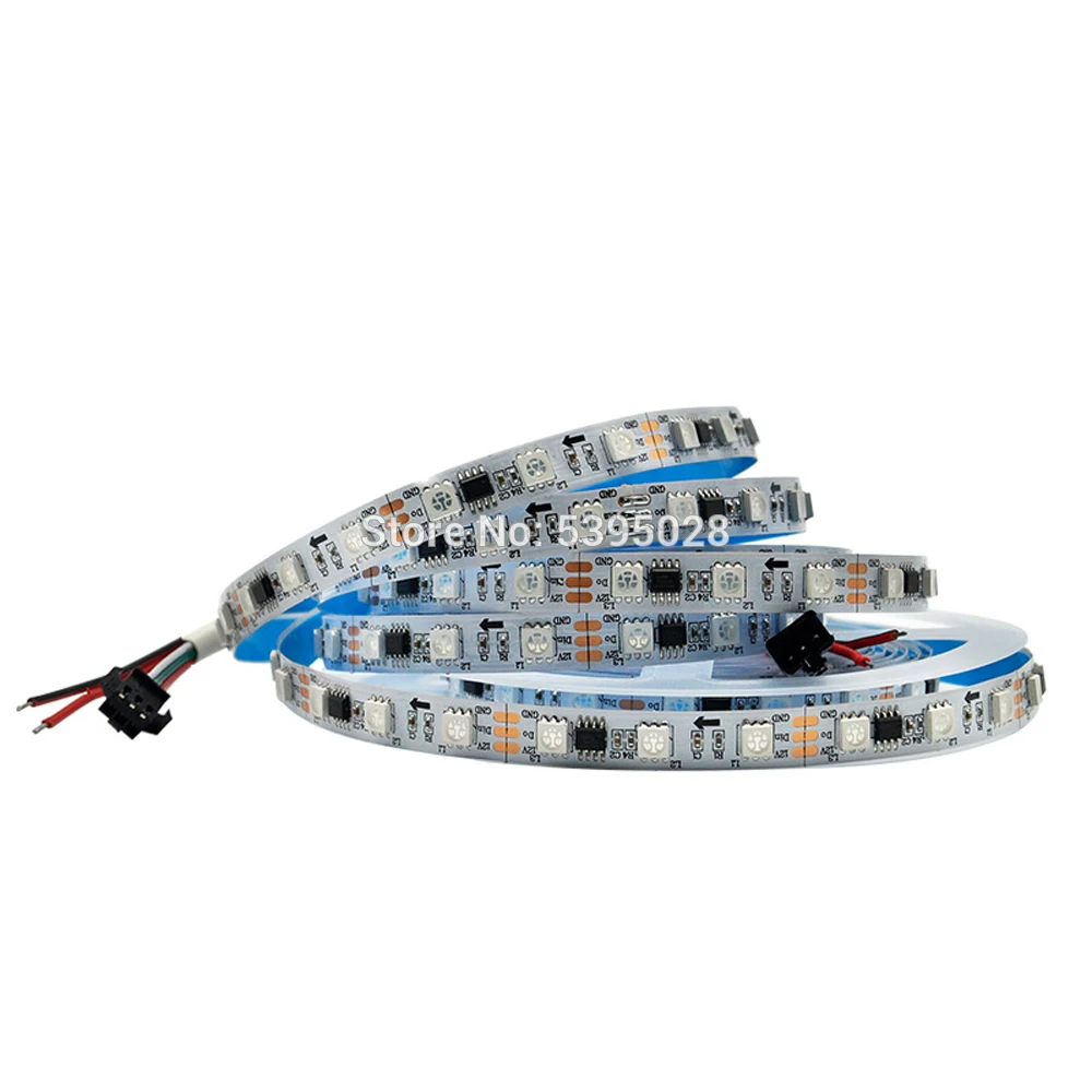WS2811 RGB Adresný LED Pásy Indukčné Článok Vody Efekt Bielej a Teplá Biela Humanb Telo Indukčné s Vyhovovali Schody