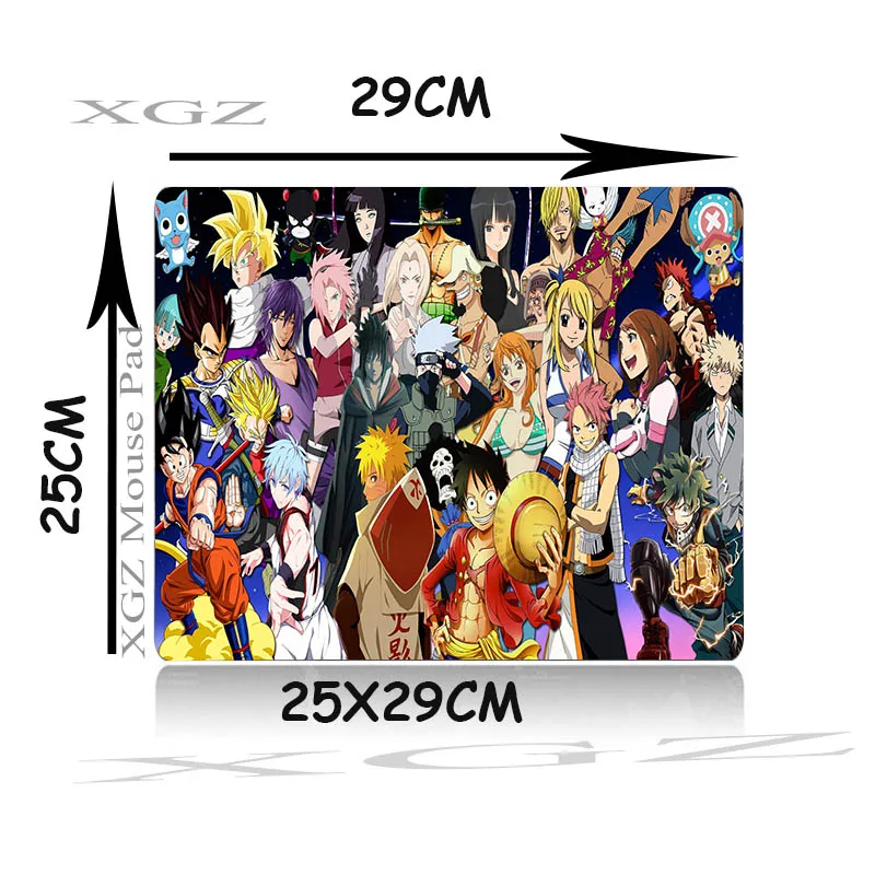 XGZ 90x40/60x30 Anime Jeden Kus Čiernej Zámok-okraj Veľkej Hry Podložka pod Myš Vlastný Počítač Tabuľka Mat Non-slip na Csgo Lol Dota Hráč