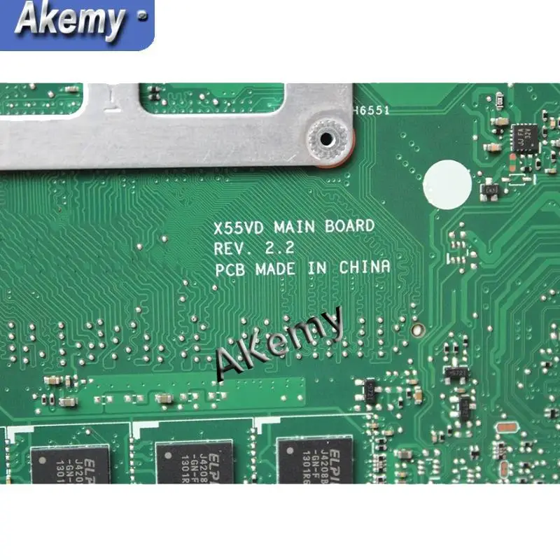 XinKaidi X55VD Notebook základná doska pre ASUS X55VD X55V X55 Test pôvodný dosky REV2.1/REV2.2 GT610M 4GB RAM