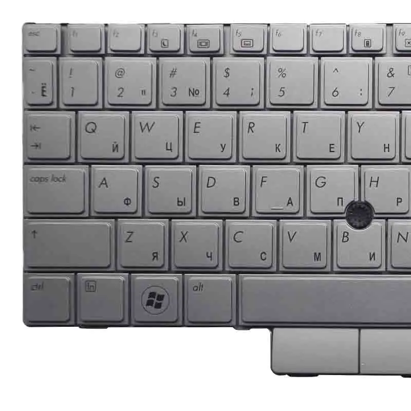 YALUZU nové RU ruská PRE HP 2740 2740p notebooku, klávesnice strieborná