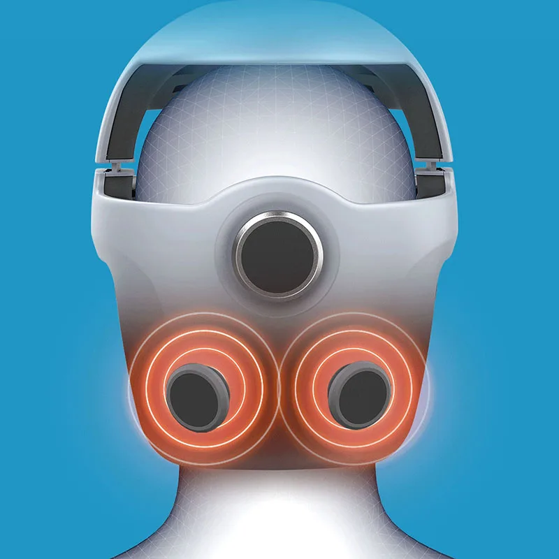 Youpin Momoda Smart Head Masér 3 v 1 Hlavy, Očí, Krku Masér Horúce Komprimovať Vibračná Masáž Bluetooth Očný Masážny Prístroj