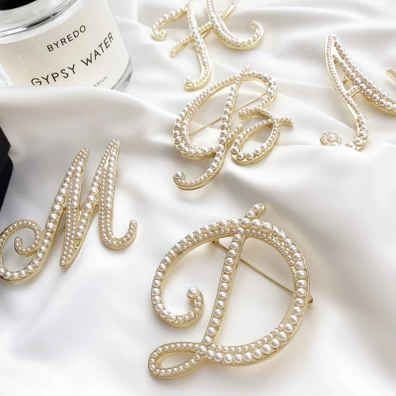 YPAY 2021 Kórea Módne Vintage Pearl List Brošne Kolíky Kovu Zlatej Farby Žien Sveter Vyhovovali Brošňa Strany Príslušenstvo Šperky
