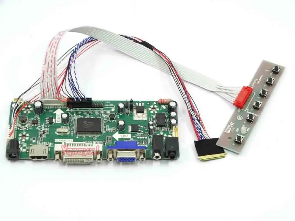 Yqwsyxl riadiacej Dosky Monitora Držiak pre B156XW02 V. 2 V2 HDMI + DVI + VGA LCD LED displej Regulátora Rada Ovládač