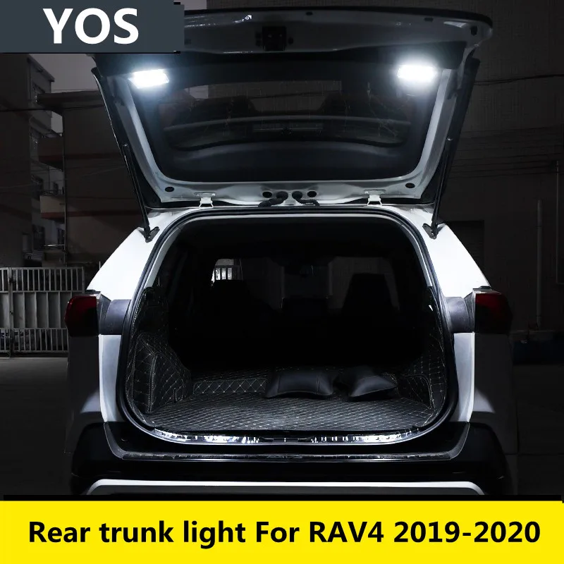 Zadné dvere camping svetla Pre TOYOTU RAV4 2019-2020 svetla na čítanie v aute LED zadné dvere osvetlenie 10W 6000K