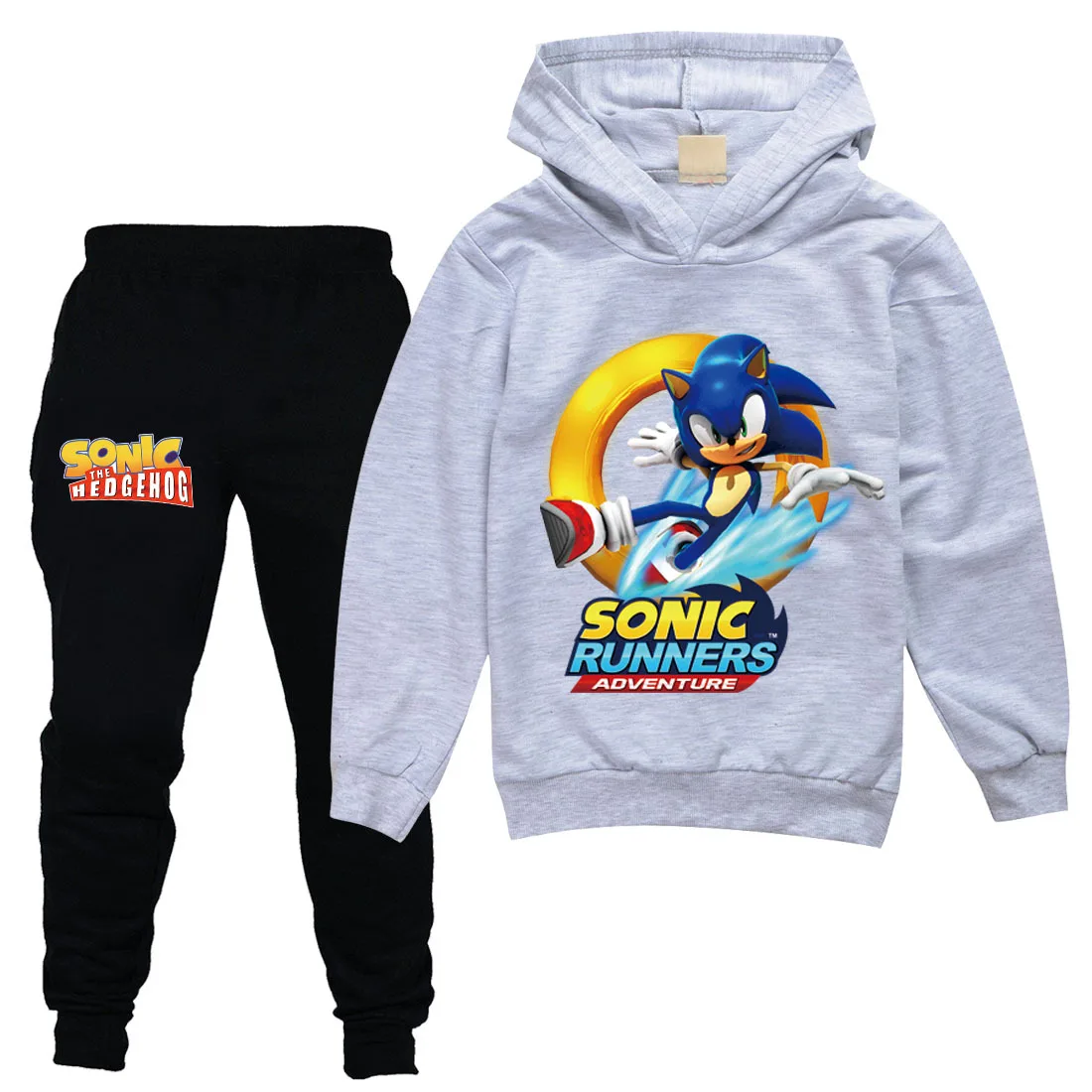 Z&Y 2-16Y Sonic The Hedgehog chlapčeka Oblečenie Set sa Deti Hoodies+ Športové Nohavice 2ks Vyhovovali Jeseň Bežné Baby Girl Tepláková súprava Oblečenie