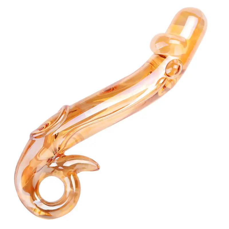 Zlatá Sklo Seahorse Dizajn Análny Plug Masturbator Sexuálnu Hračku Pre Mužov, Ženy Zadok Plug Dospelých Produkt Prostaty Masér Análny Sex Hračky