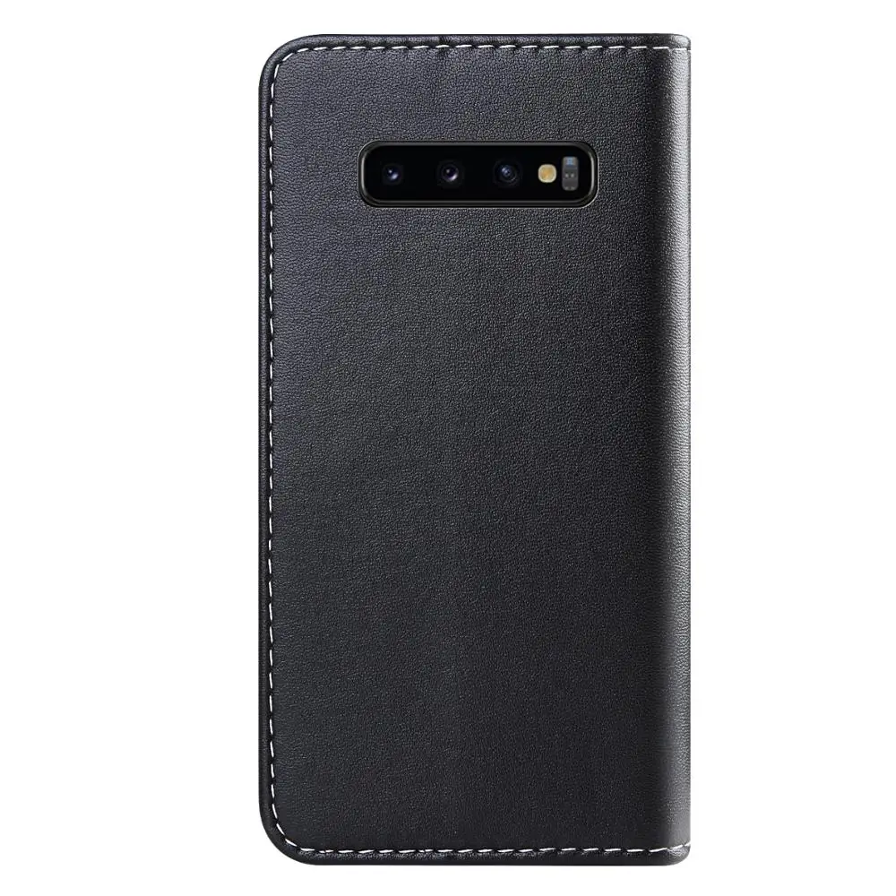 Zmiešané Farby Kože Flip puzdro Pre Samsung Galaxy Note 10 Pro S7 S8 S9 S10 Plus A10 A20 A30 A40 A50 A50S A70 Peňaženky Telefón Prípade