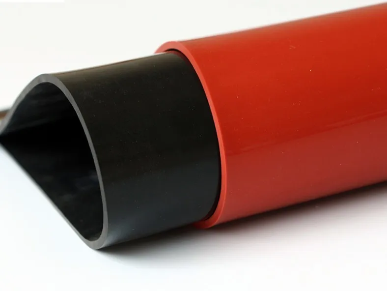 Červená/Priesvitné/Čierna Silikónová Guma 500x500mm 1mm Silikónové Fólie pre Vákuovo Rúra Tepelne Odolné Silikónové Matt