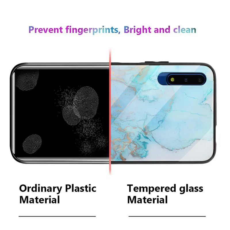 Česť 9X Pro Prípade Kremíka Rám Shockproof Telefón puzdro Na Huawei P Smart Pro 2019 Y9S Mramoru Zrkadlo Tvrdené Sklo Zadný Kryt