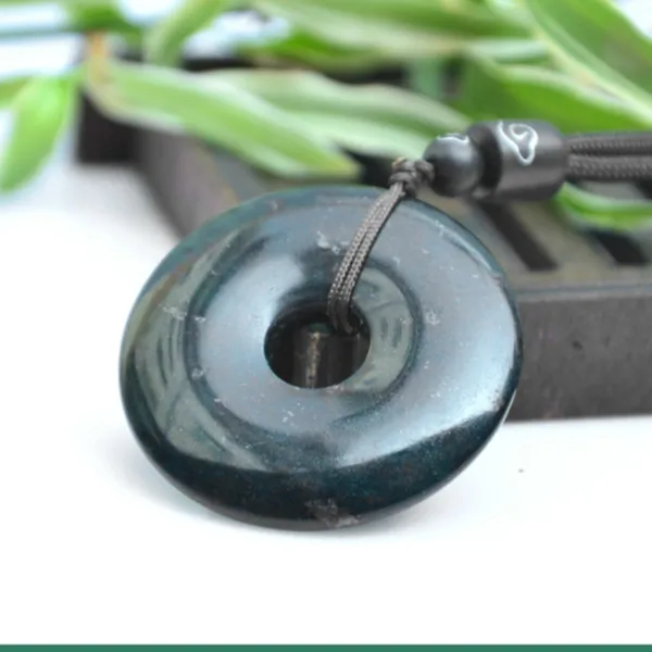 Čínsky Zelená Čierna Hetian Kameň Bezpečnostné pracky Vytesané z Jade Prívesok Náhrdelník Jadeite Šperky Kúzlo Amulet Darčeky pre Ženy Muži