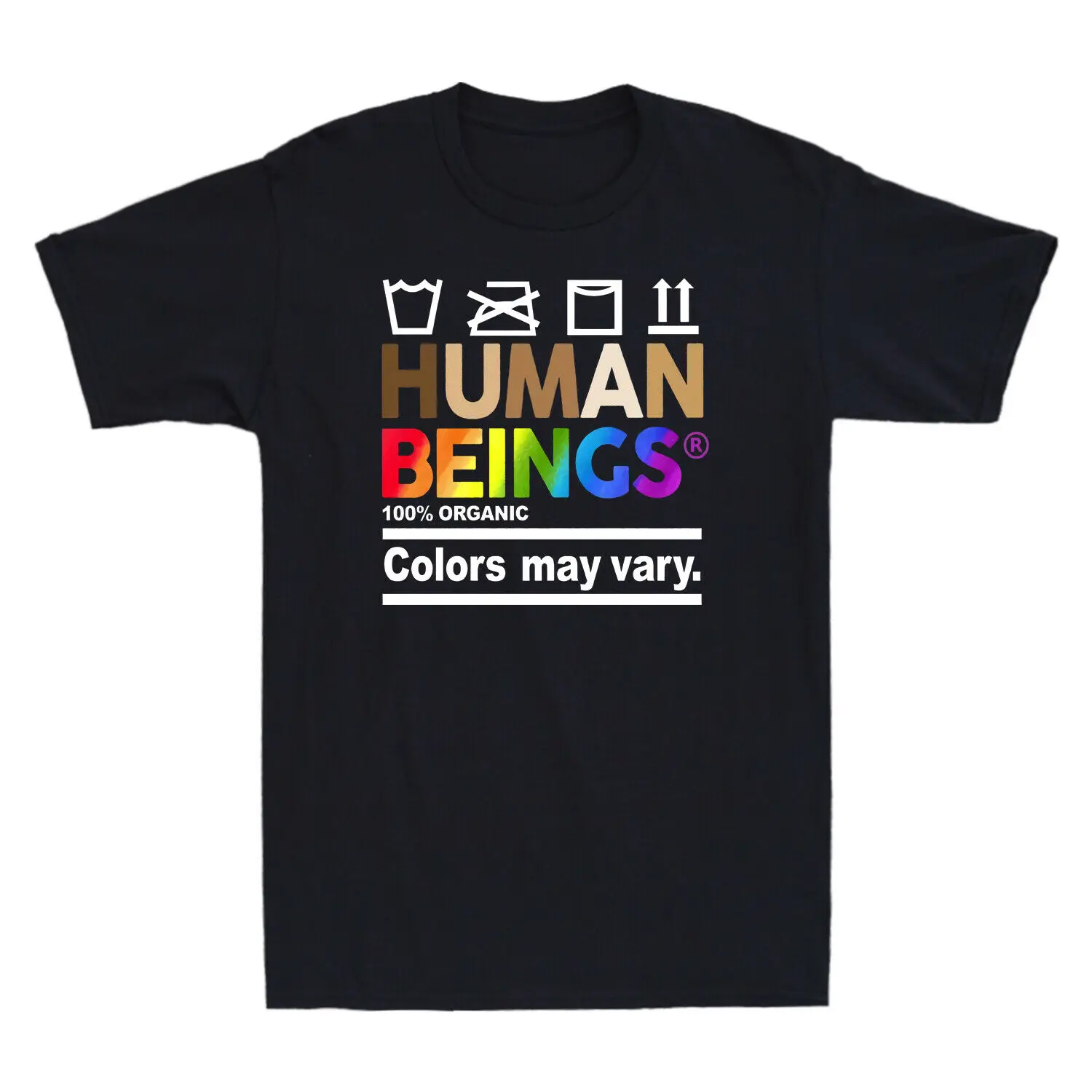 Ľudské Bytosti Organické Farby sa Môžu Líšiť Rainbow homosexuálov a lesbičiek, Homosexuálov, Lesieb Pride T-Shirt Harajuku Gotický Gotický Hip Hop pánske T-Shirt