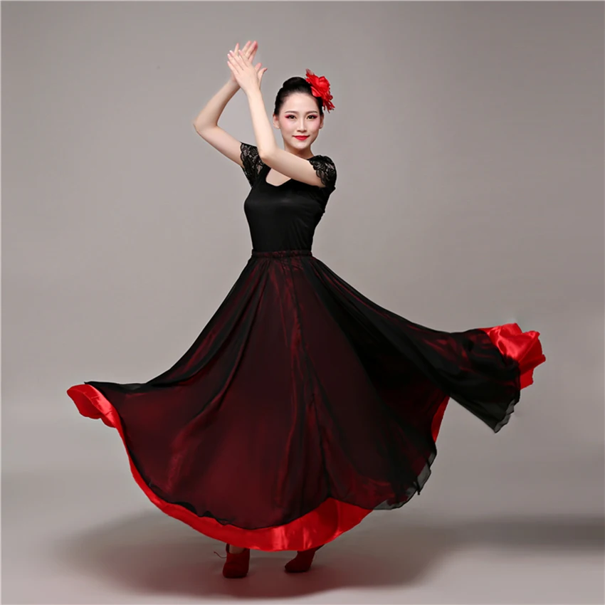 Španielsky Kostýmy Brušného Tanca Flamenco Sukne pre Tanec Bullfight Festival Sála Cigánskej Šaty pre Ženy Swing Vestidos