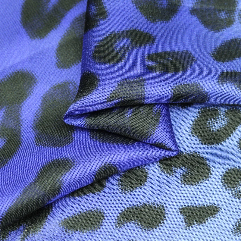 Špeciálne čistého hodvábu tkaniny, hodváb QiLi perlinkové tkaniny tkaniny leopard tlač postupné tón,SFF119