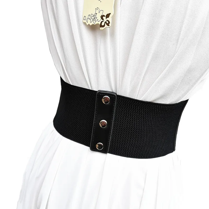 Ženy pásu duté guľôčky pás módne wild elastický pás je dekoratívne šaty windbreaker široký pás, elastický pás kapela pletenca