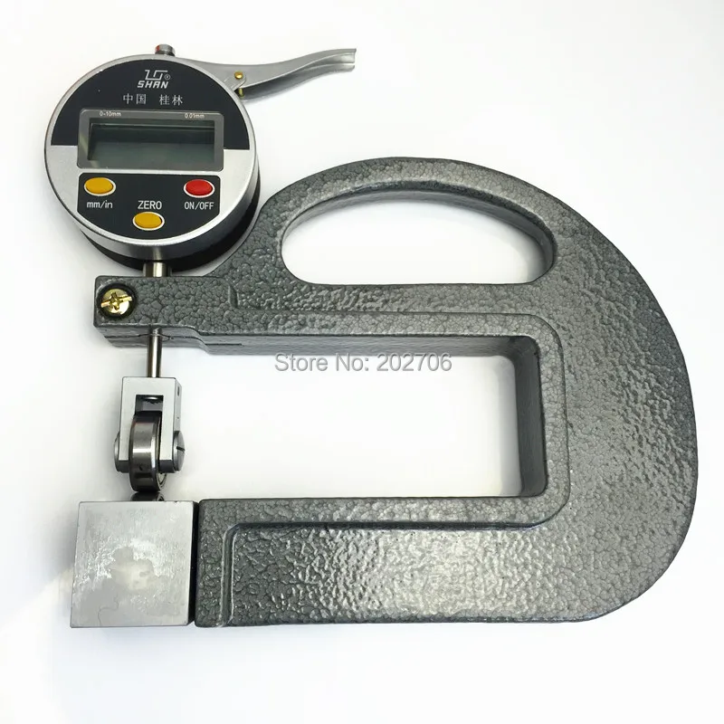 0-10 mm digitálny hrúbka rozchod s navi vložiť 0.01 mm Kontinuálne digitálne hrúbka rozchod